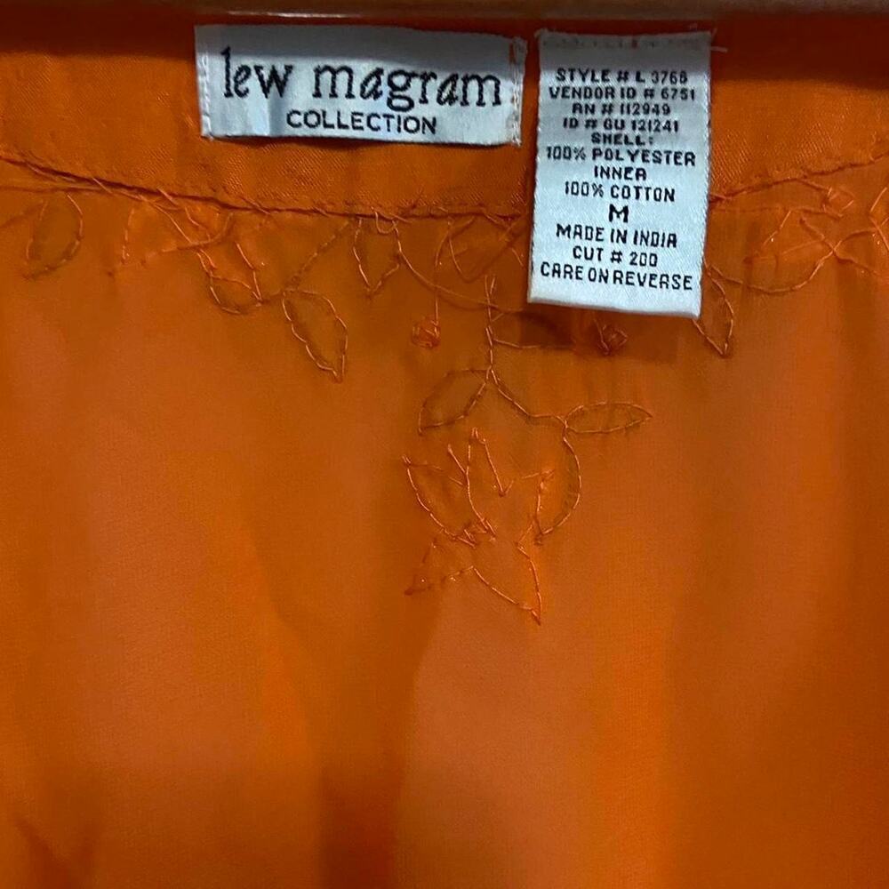 Vintage boho orange and white - Picture 7 of 7